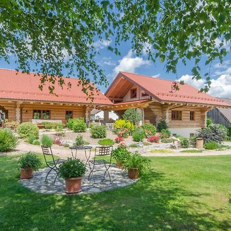 Hotel Heumann's Blockhäuser am Wald Pottenstein Exterior foto