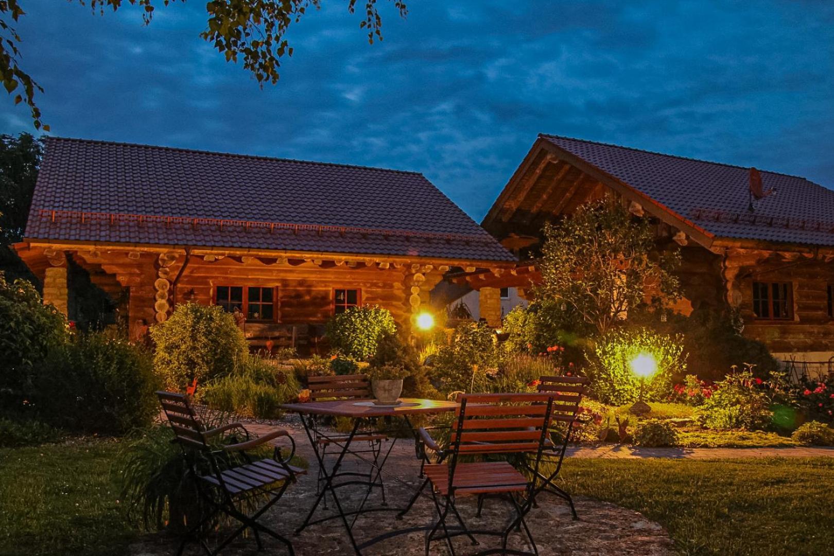 Hotel Heumann's Blockhäuser am Wald Pottenstein Exterior foto